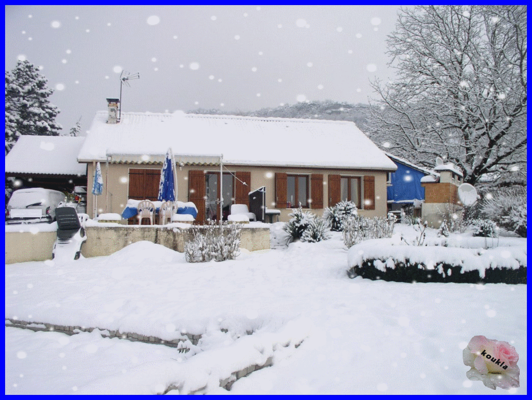 MA MAISON SOUS LA NEIGE